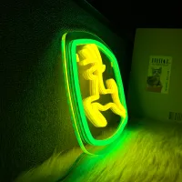 Deer Neon Sign Wall Light thumbnail 4