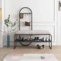 Minimalist Shoe Storage Bench thumbnail 2