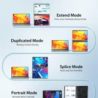 15.6" Portable Dual Monitor 1080P IPS thumbnail 3
