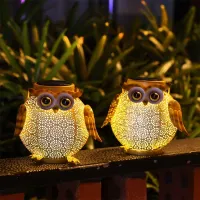 Owl Solar Lantern Outdoor Light thumbnail 1