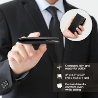 Slim RFID Blocking Leather Wallet thumbnail 5