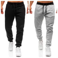 Men's Elastic Drawstring Joggers thumbnail 1