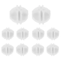 White Rotating Wire Cube Connectors 10Pcs thumbnail 2