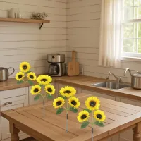 Solar Sunflower Stake Lights thumbnail 1