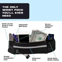 Hands-Free Reflective Dog Leash with Waist Bag thumbnail 6