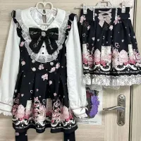 Gothic Lace Y2K Mini Dress thumbnail 5