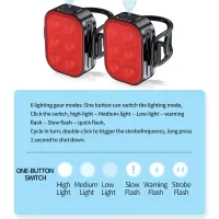 Q5 Bike Headlight & Taillight Set thumbnail 6