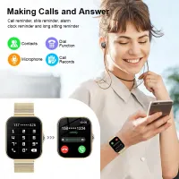 KESHUYOU 2.01" HD Smart Watch with Call & Sport Modes thumbnail 2