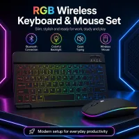 Ultra Slim 7-Color RGB Keyboard & Mouse Combo thumbnail 2