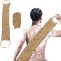 Hemp Jute Exfoliating Back Scrubber Set thumbnail 2