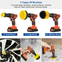Drill Brush Power Scrubber Set 3-Piece thumbnail 3