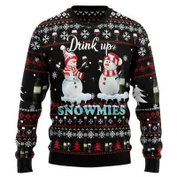 Santa Claus 3D Printed Ugly Christmas Hoodie thumbnail 3