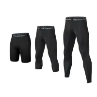 Men's Cool Dry Compression Running Tights thumbnail 1