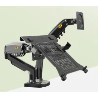 Dual Monitor & Laptop Gas Spring Mount thumbnail 2