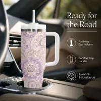 40oz Insulated Travel Mug with Straw thumbnail 5