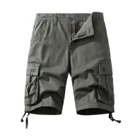 Men's Cotton Cargo Shorts - Tactical Style thumbnail 4