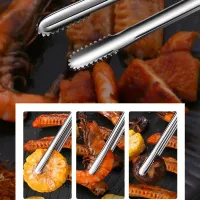 Stainless Steel BBQ Grill Tongs thumbnail 4