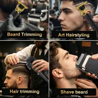 HIENA 3-in-1 Cordless Hair Clipper & Shaver Kit thumbnail 6