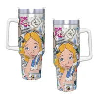 Disney Alice in Wonderland Tumbler 40oz thumbnail 2