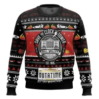 Back to the Future Christmas Sweater Pullover thumbnail 3