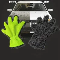 Premium Chenille Microfiber Car Wash Mitt thumbnail 3