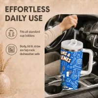Dad Themed Insulated Tumbler 40oz thumbnail 4