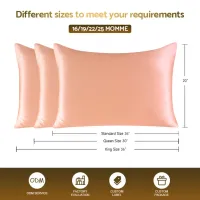 Mulberry Silk Pillowcase 19MM Hidden Zipper thumbnail 5