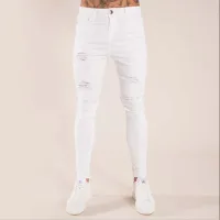 Ripped Skinny Streetwear Jeans for Men thumbnail 2