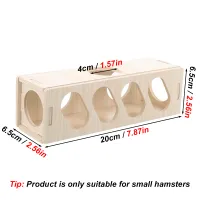 Wooden Hamster Tunnel Chew Toy thumbnail 2