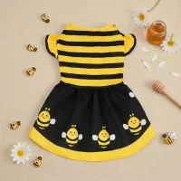 Cute Bee Dog Costume Outfit thumbnail 6
