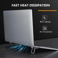 2-Piece Foldable Laptop Stand Set thumbnail 5