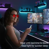 Red Lens Blue Light Blocking Glasses thumbnail 6
