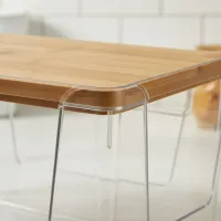 Wood Lid Clear Storage Box thumbnail 6
