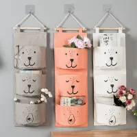 3-Pocket Wall Storage Bag Organizer thumbnail 1