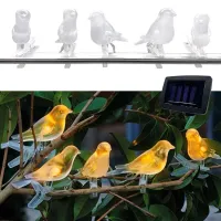 Solar Bird String Lights thumbnail 3