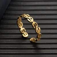 Adjustable Coin Chain Stackable Ring thumbnail 2