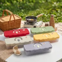 Clear Egg Storage Box Organizer thumbnail 2