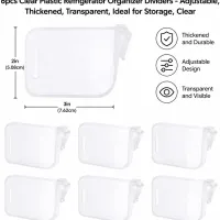 Clear Fridge Dividers 7-Piece Set thumbnail 2