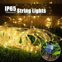 300 LED Solar Rope Strip Outdoor Fairy Lights thumbnail 2