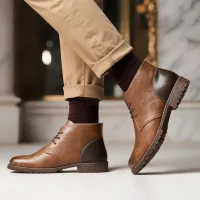 Retro Desert Boots Men KD783 thumbnail 5