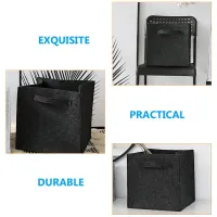 Foldable Felt Laundry Basket thumbnail 5