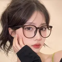 Vintage Tea Brown Blue Light Glasses thumbnail 1