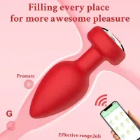Wireless APP-Controlled Anal Plug Vibrator thumbnail 3