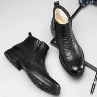 Premium Brogue Chelsea Boots for Men thumbnail 3