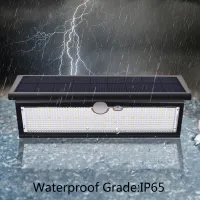 Solar Motion Sensor Outdoor Lights thumbnail 3
