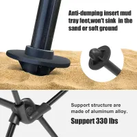 Westtune Folding Camping Chair with Headrest thumbnail 4