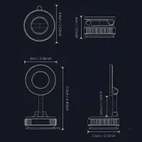 Magnetic Phone Holder - 360° Adjustable Mount thumbnail 4