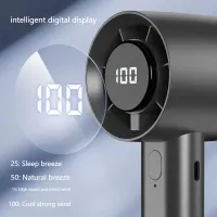 Portable Handheld Fan with LED Display thumbnail 4
