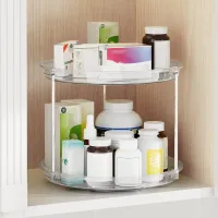 2-Tier Stackable Lazy Susan Organizer thumbnail 4
