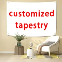 Custom Mandala Boho Tapestry Flag thumbnail 1
